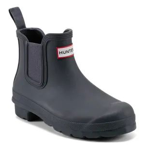 NEW HUNTER WOMEN'S ORIGINAL CHELSEA BOOTS, NAVY BLUE, 10