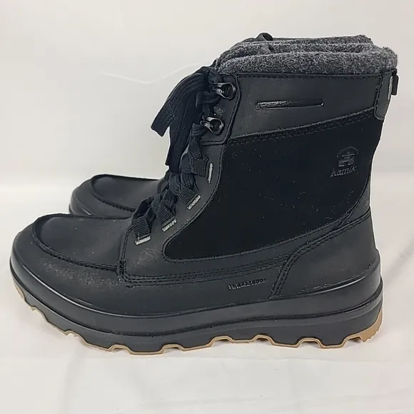 NEW Kamik Heat-MX Women's Mid Winter Level 3 Boots Black Waterproof Sz 10 NWT