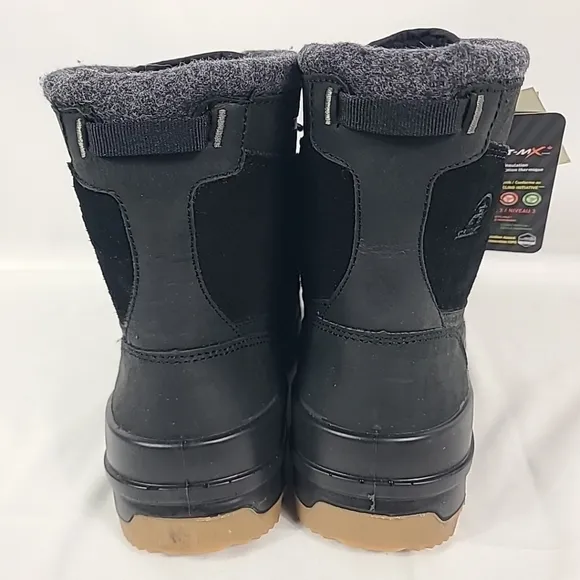 NEW Kamik Heat-MX Women's Mid Winter Level 3 Boots Black Waterproof Sz 10 NWT