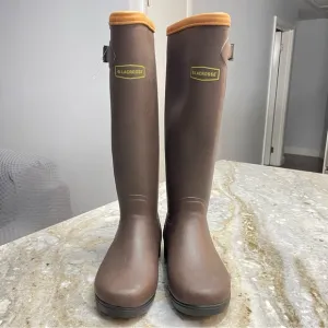 NEW LaCrosse 16&quot; Alpha Philly Waterproof  Rain Boots in Brown Women’s size 6