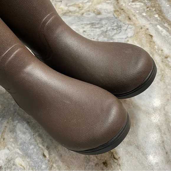 NEW LaCrosse 16&quot; Alpha Philly Waterproof  Rain Boots in Brown Women’s size 6