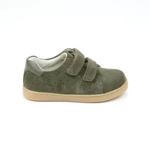 NEW L'AMOUR kid's kyle double strap sneaker in cargo green