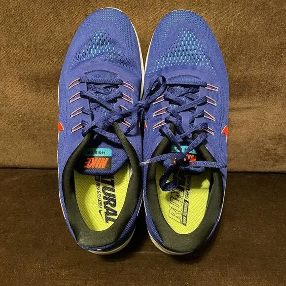 NEW NIKE FREE RN Mens Running Shoes Blue Black Cobalt Size 12 US 46 EUR 11 UK