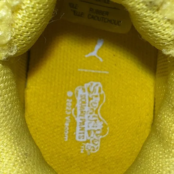 NEW Puma Slipstream Spongebob Yellow size 5c Toddler shoes