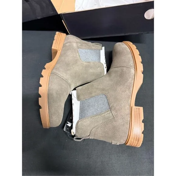 New Sorel Emelie III Chelsea Waterproof Boots 10.5 Major Gum 2