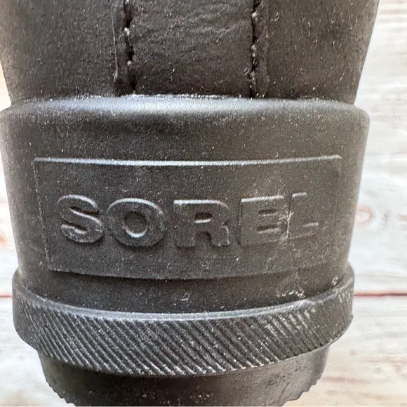 New Sorel Waterproof Chelsea Boots in Black Sz 8