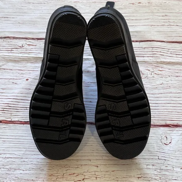 New Sorel Waterproof Chelsea Boots in Black Sz 8