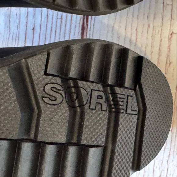New Sorel Waterproof Chelsea Boots in Black Sz 8