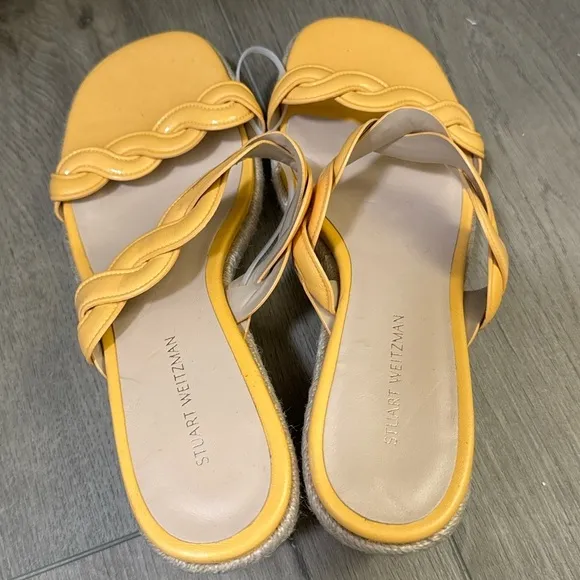 NEW! Stuart Weitzman Mango Twist Espadrille Wedge Sandal - Size 6