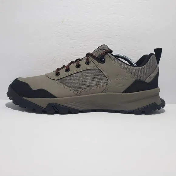 New Timberland Men's Lincoln Peak Lite F/L Low Hiking Grey Leather Shoes Sz 10