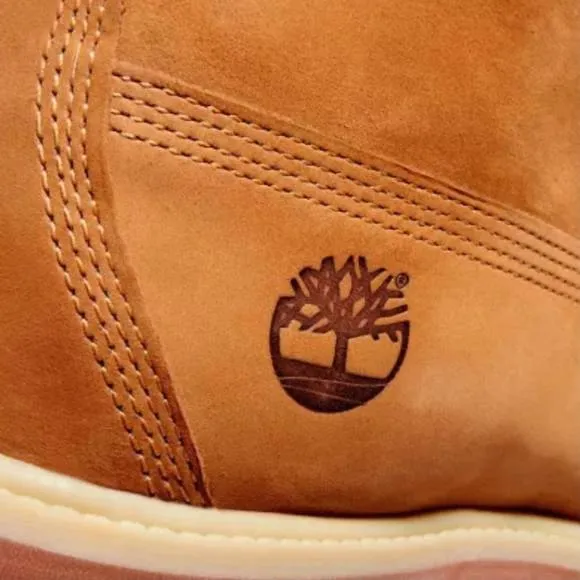 NEW TIMBERLAND men's premium 6&quot; waterproof boots in rust nubuck