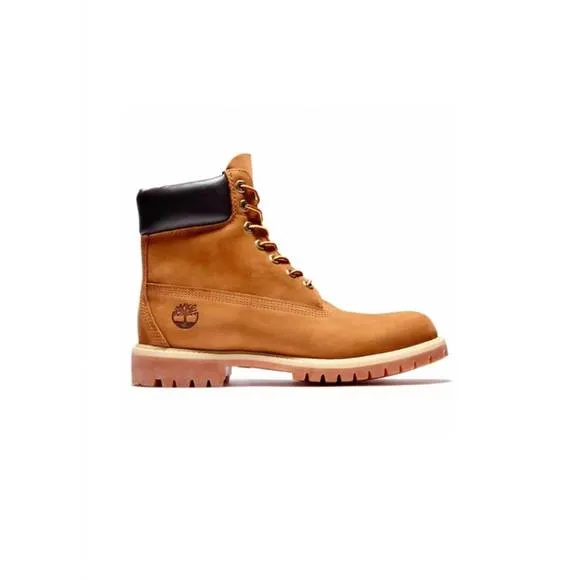 NEW TIMBERLAND men's premium 6&quot; waterproof boots in rust nubuck