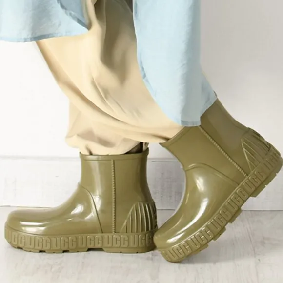 NEW UGG® Australia Drizlita Rain Boots - Waterproof Burnt Olive  For Women 025