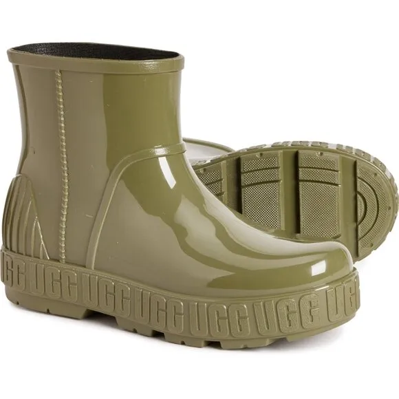 NEW UGG® Australia Drizlita Rain Boots - Waterproof Burnt Olive  For Women 025