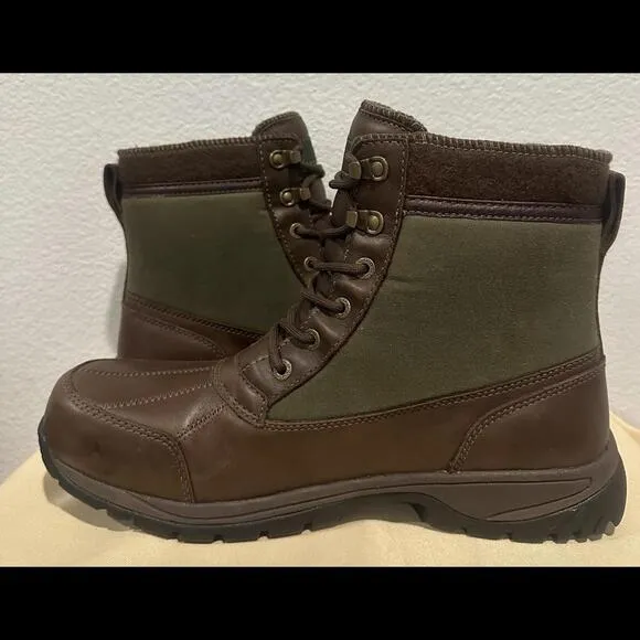 New UGG Australia Eaglin Leather Waterproof Duck Boots Men's Size 10.5