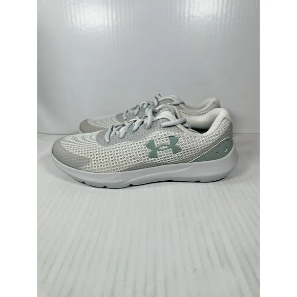 NEW Under Armour Womens Surge 3 Running Shoes Halo Gray 3024894-112