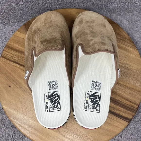 NEW Vans Harbor Mule VR3 Shoes Loafers Clogs 'Brown Marshmallow' Men's Size 11