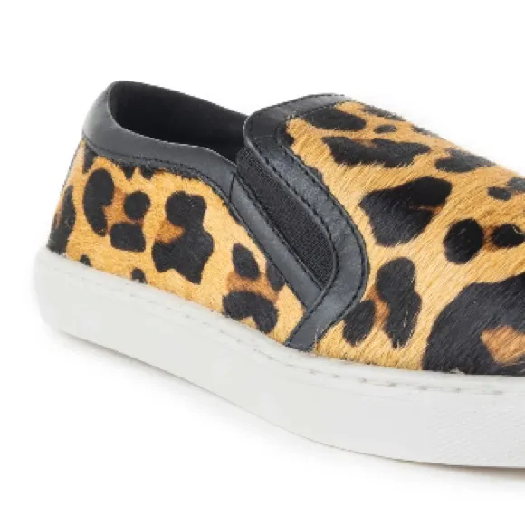 New Womens Leopard Print Slip-On summer sneaker Shoes with western retro cheetah