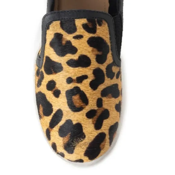 New Womens Leopard Print Slip-On summer sneaker Shoes with western retro cheetah