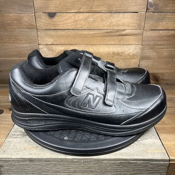 New Balance 577 Mens Sz 12.5 4E White Hook &amp; Loop Casual Shoes Sneakers Leather