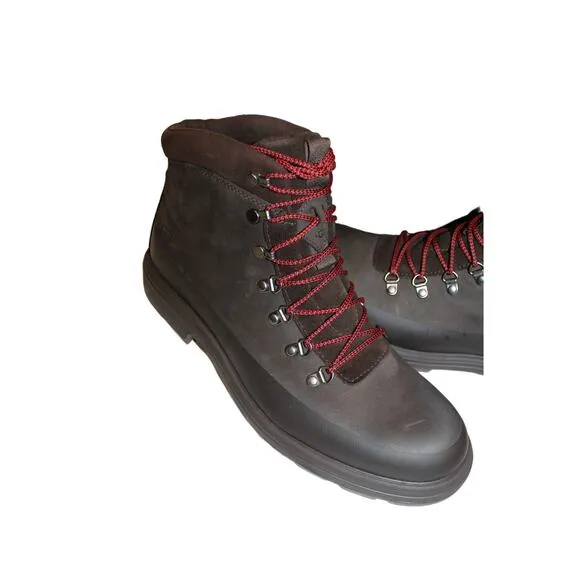 NIB UGG MEN'S WATERPROOF BILTMORE WORK CASUAL SUEDE SHEARLING‎ LINED BOOTS BROWN
