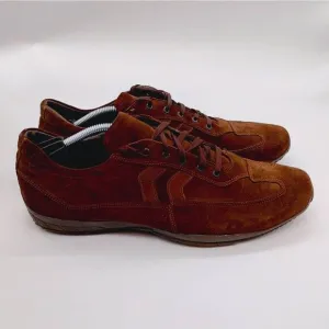 Nicola Benson‎ Brown Leather Italian Made Casual Sneakers Mens Size 12 Shoes
