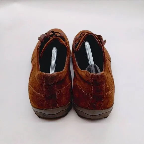 Nicola Benson‎ Brown Leather Italian Made Casual Sneakers Mens Size 12 Shoes