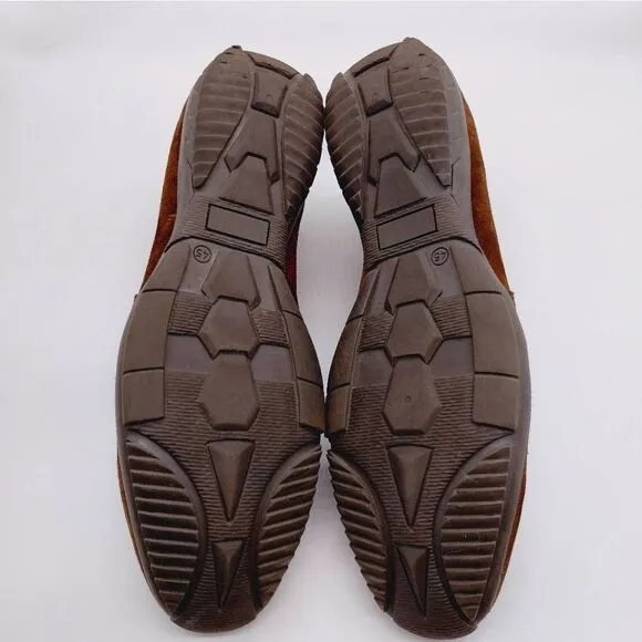 Nicola Benson‎ Brown Leather Italian Made Casual Sneakers Mens Size 12 Shoes