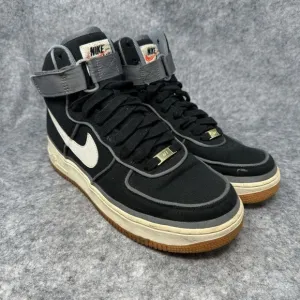 Nike Air Force 1 07 LV8 High Shoes Mens Size 10.5 Black Orange Gum Basketball