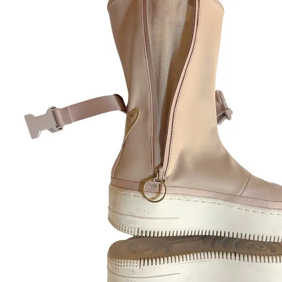 Nike Air Force 1 Sage Rain Boots in Violet Ash Size 6.5 Waterproof Outdoor Girly