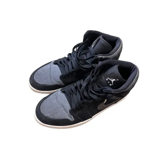 Nike Air Jordan 1 men’s black gray shoes sneakers 852542-012 size 9.5 SKU 3830