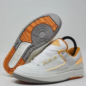Nike Air Jordan 2 Retro Men's Size 4.5 Low Sail Melon Tint-Light Curry DV9956 11