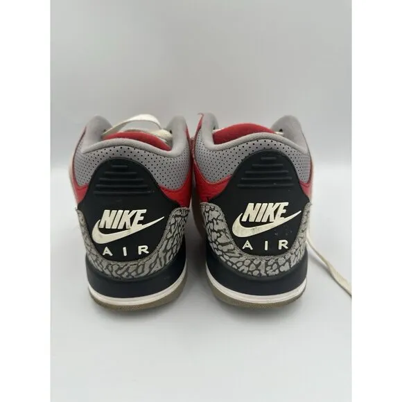 Nike Air Jordan 3 Retro SE (GS) ‘Unite’ Fire Red Cement Grey CQ0488-600 Sz: 5.5Y