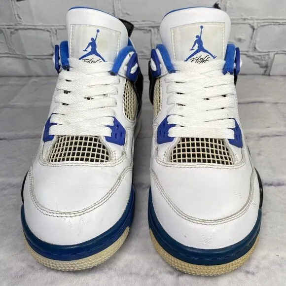 Nike Air Jordan 4 Flight IV Retro Motorsport Youth Size 4.5Y 408452-117 Womens 6