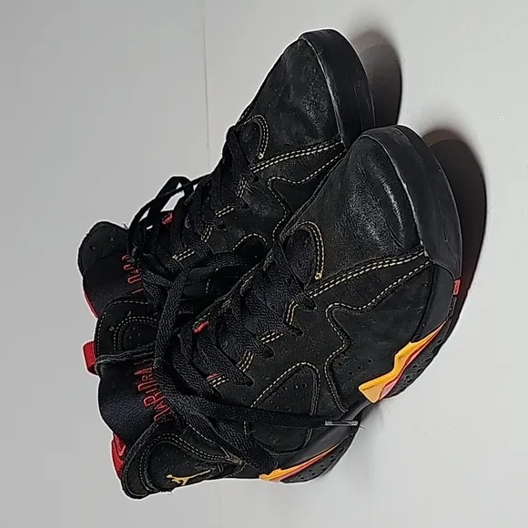 Nike Air Jordan 7 Retro Citrus 2022 Sneakers Tennis Shoes High-Top Black 6.5 Y
