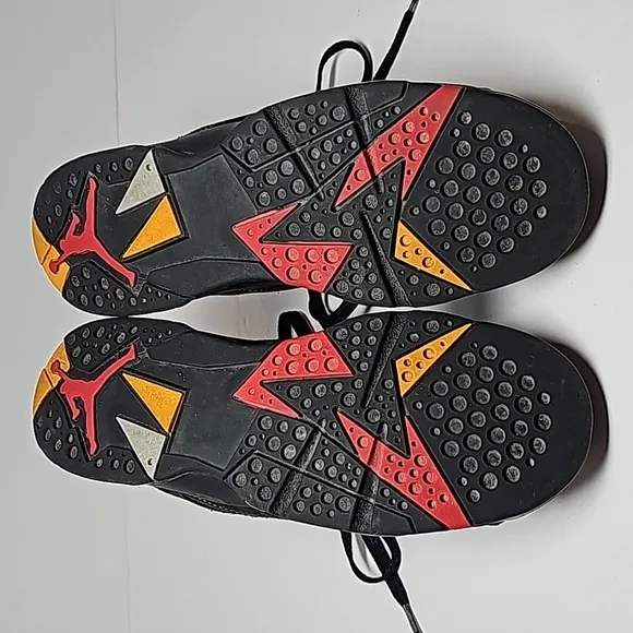 Nike Air Jordan 7 Retro Citrus 2022 Sneakers Tennis Shoes High-Top Black 6.5 Y