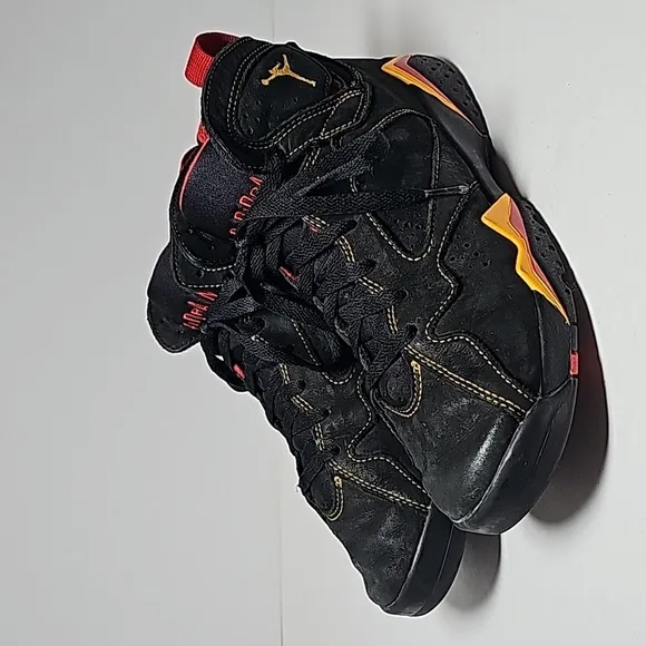 Nike Air Jordan 7 Retro Citrus 2022 Sneakers Tennis Shoes High-Top Black 6.5 Y