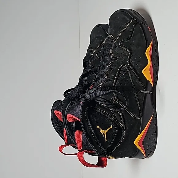 Nike Air Jordan 7 Retro Citrus 2022 Sneakers Tennis Shoes High-Top Black 6.5 Y