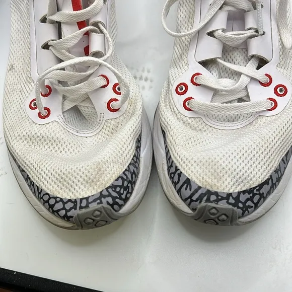 Nike Air Jordan 88 Racer Slip On Athletic Running Shoes White Mens Size 8.5