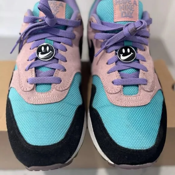 Nike Air Max 1 - Have a Nike Day Sneakers - (BQ8929-500) - Mens Size 10