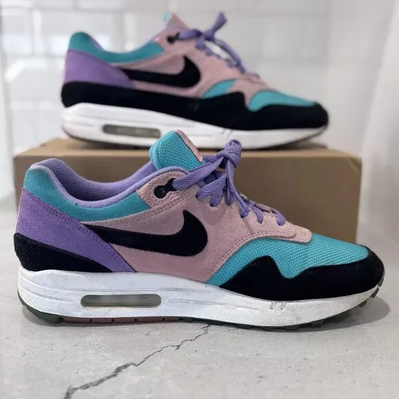 Nike Air Max 1 - Have a Nike Day Sneakers - (BQ8929-500) - Mens Size 10