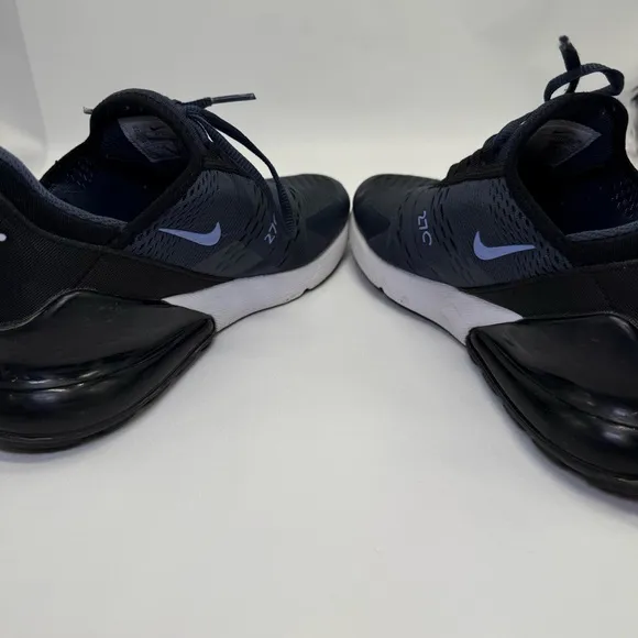 Nike Air Max 270 Navy blue Youth size 6Y running shoes sports Nike sneakers shoe