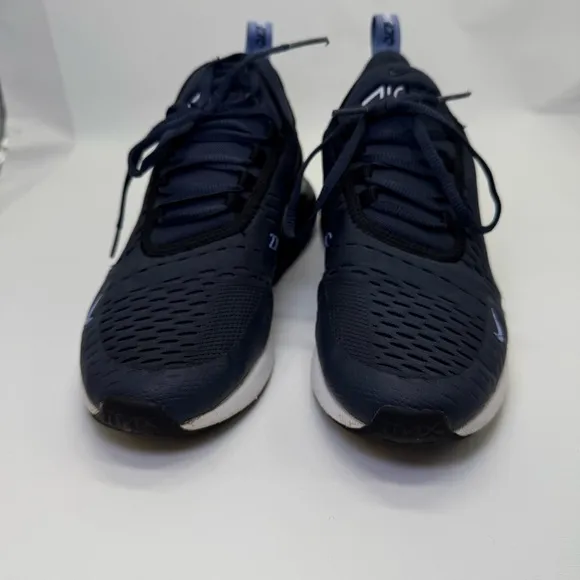 Nike Air Max 270 Navy blue Youth size 6Y running shoes sports Nike sneakers shoe
