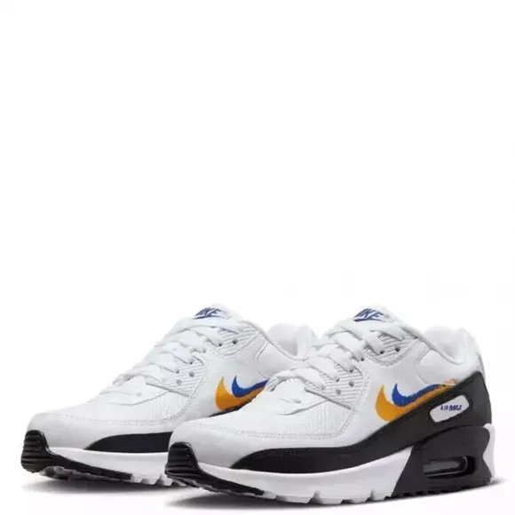 Nike Air Max 90 GS NN FJ4592-100 Sneakers Big Kids White Running Shoes NR9041
