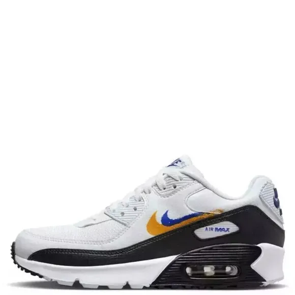 Nike Air Max 90 GS NN FJ4592-100 Sneakers Big Kids White Running Shoes NR9041