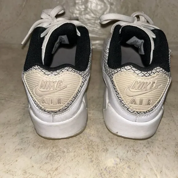 Nike Air Max 90 SE 2 GS White Glacier Ice Kids Youth Low Top Casual Shoes 5.5