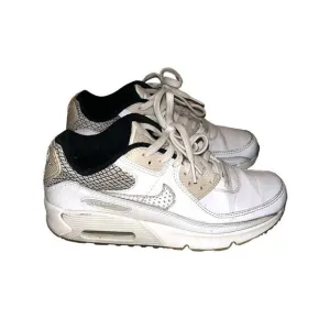Nike Air Max 90 SE 2 GS White Glacier Ice Kids Youth Low Top Casual Shoes 5.5