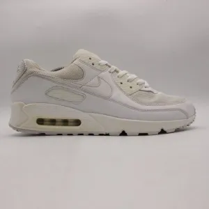 Nike Air Max 90 Triple White Athletic Running Shoes Men's Size 13 CN8490-100