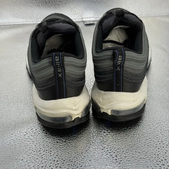 Nike Air Max 97 Black Racer Blue Men's DM9105-001 Running Shoes Size 8