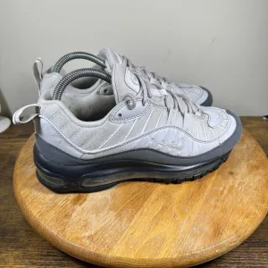 Nike Air Max 98 Vast Grey‎ Running Mens Size 8 Sneakers Shoes 640744-111